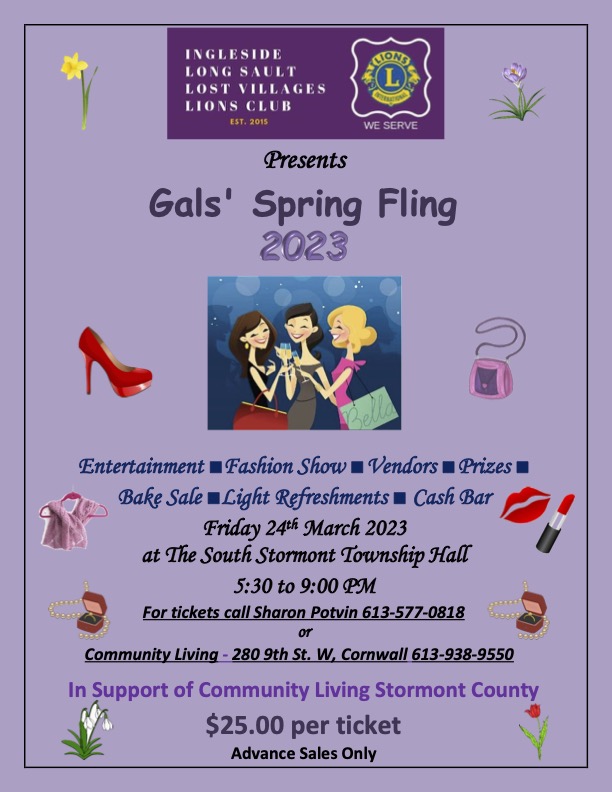 Gals' Spring Fling 2023 Poster